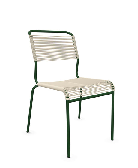 Schaffner Säntis Chaise Spaghetti Sable Pastel 15 Vert Sapin 66 