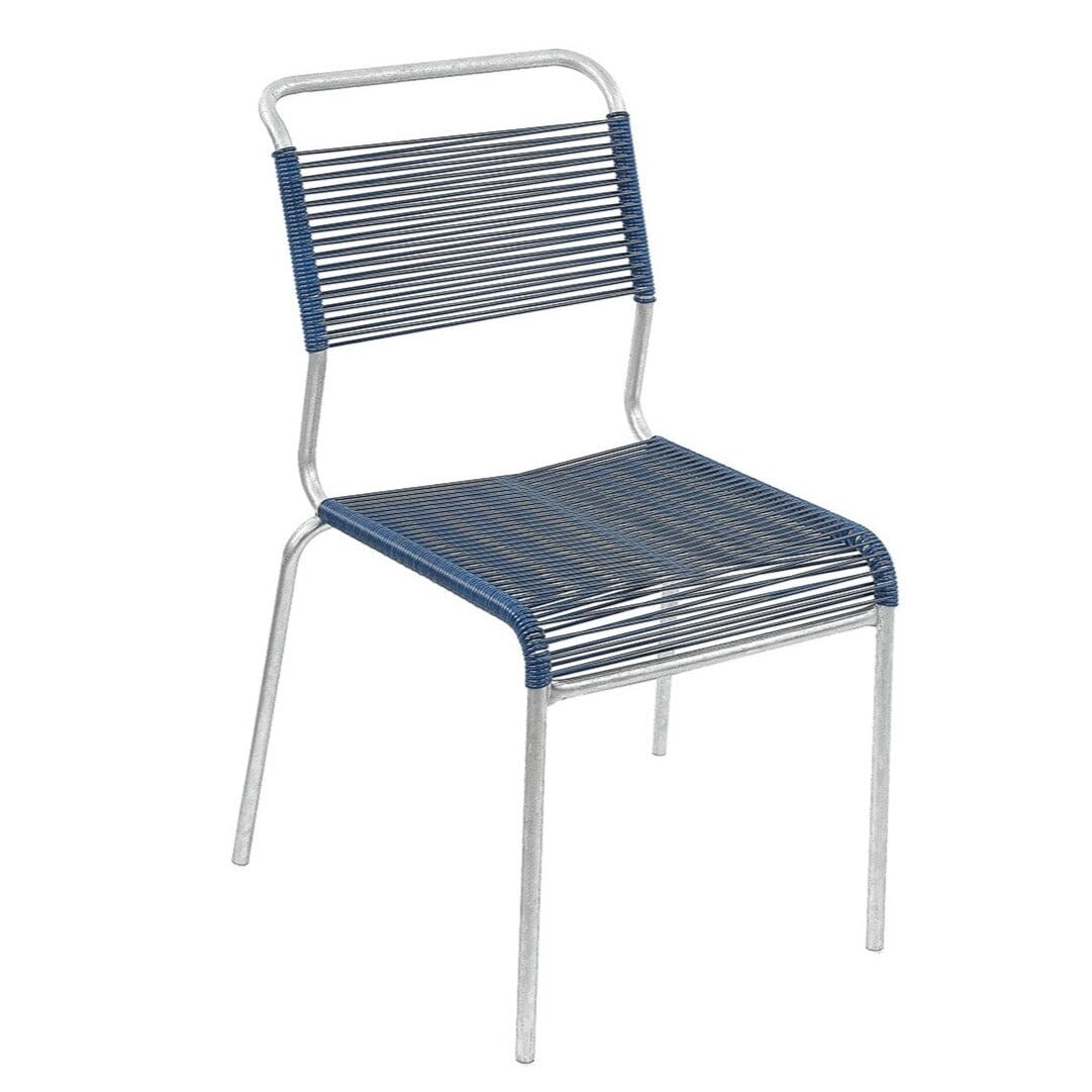 Schaffner Säntis Chaise Spaghetti Standard Bleu 53 / galvanisé à chaud 02 