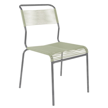 Schaffner Säntis Chaise Spaghetti Standard Vert pastel 64 / graphite 73 