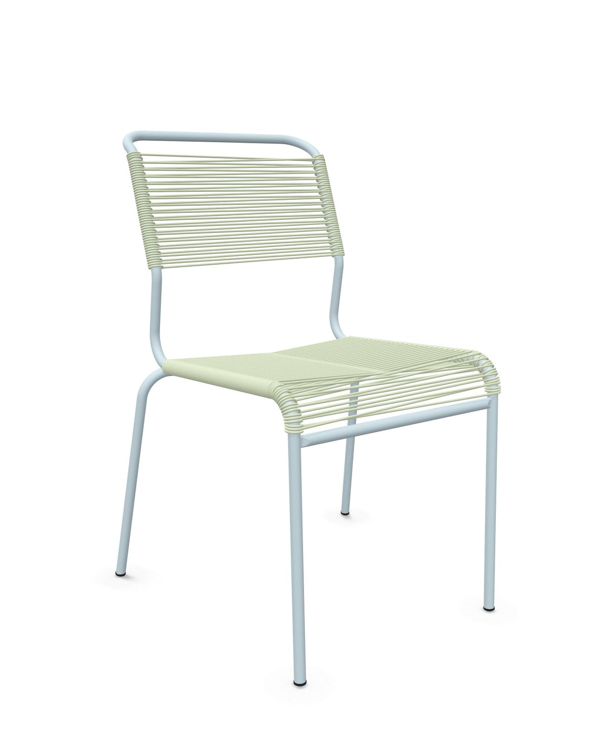 Schaffner Säntis Chaise Spaghetti Vert Pastel 64 Bleu Pastel 51 