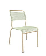 Schaffner Säntis Chaise Spaghetti Vert Pastel 64 Marron Pastel 83 