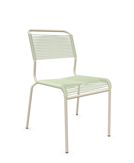Schaffner Säntis Chaise Spaghetti Vert Pastel 64 Sable Pastel 15 