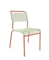 Schaffner Säntis Chaise Spaghetti Vert Pastel 64 Terracotta 84 