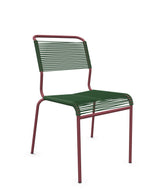 Schaffner Säntis Chaise Spaghetti Vert Sapin 66 Bordeaux 38 