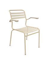 Schaffner Säntis Fauteuil à lattes Sable Pastel 15 Marron Pastel 83 
