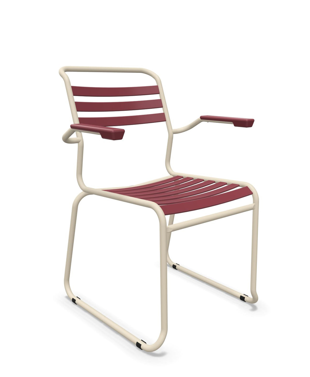 Schaffner Säntis Fauteuil Repas luge Lattes Bordeaux 38 Sable Pastel 15 