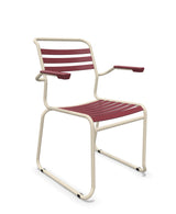 Schaffner Säntis Fauteuil Repas luge Lattes Bordeaux 38 Sable Pastel 15 