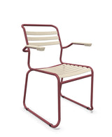 Schaffner Säntis Fauteuil Repas luge Lattes Sable Pastel 15 Bordeaux 38 