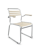 Schaffner Säntis Fauteuil Repas luge Lattes Sable Pastel 15 Galvanisé à chaud 02 