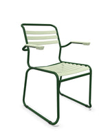 Schaffner Säntis Fauteuil Repas luge Lattes Vert Pastel 64 Vert Sapin 66 