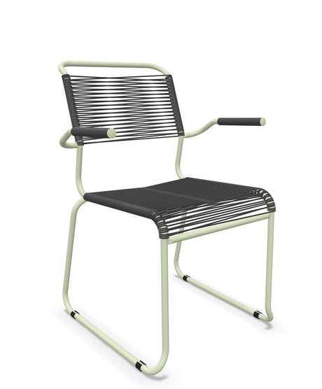 Schaffner Säntis Fauteuil repas Spaghetti pieds en luge 