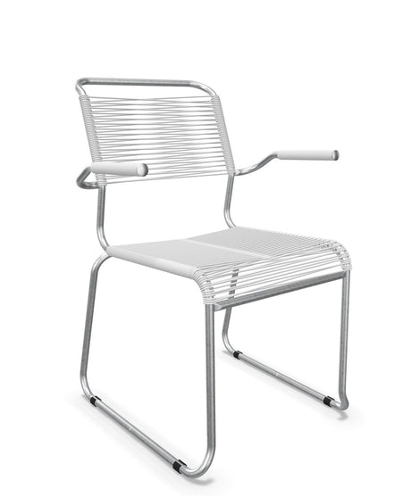 Schaffner Säntis Fauteuil repas Spaghetti pieds en luge 