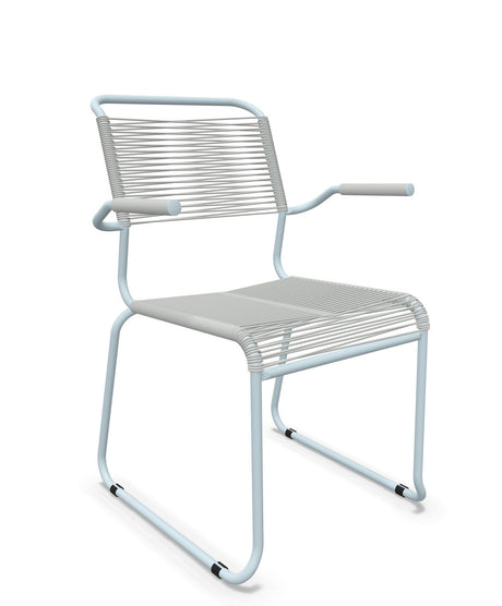 Schaffner Säntis Fauteuil repas Spaghetti pieds en luge 