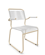 Schaffner Säntis Fauteuil repas Spaghetti pieds en luge 