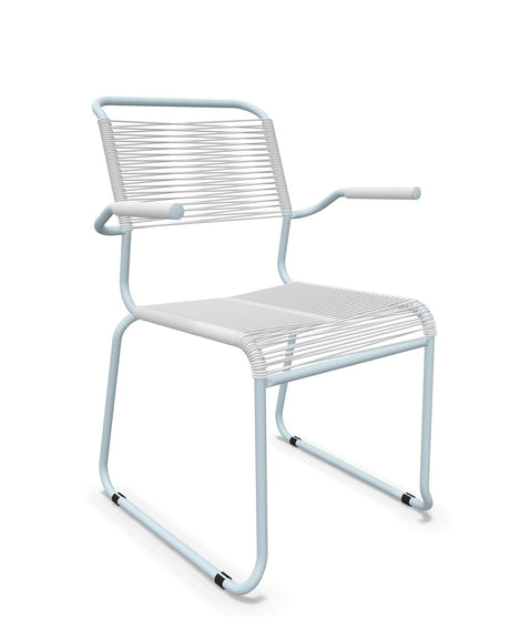 Schaffner Säntis Fauteuil repas Spaghetti pieds en luge 
