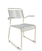 Schaffner Säntis Fauteuil repas Spaghetti pieds en luge 