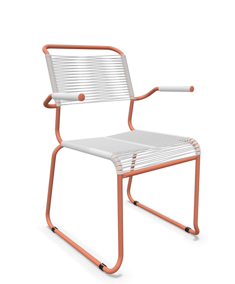 Schaffner Säntis Fauteuil repas Spaghetti pieds en luge 
