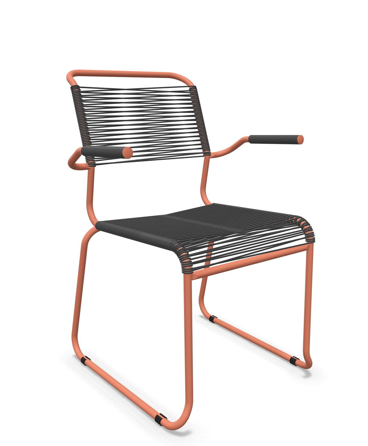Schaffner Säntis Fauteuil repas Spaghetti pieds en luge 