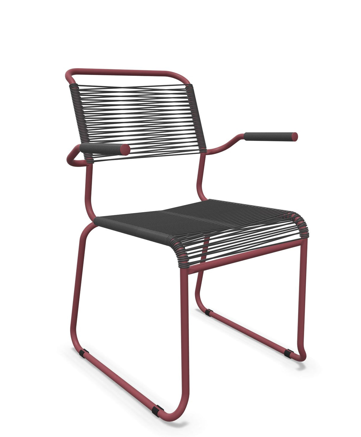 Schaffner Säntis Fauteuil repas Spaghetti pieds en luge 