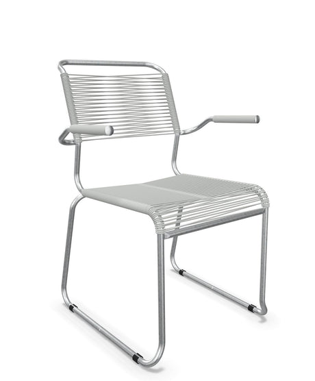 Schaffner Säntis Fauteuil repas Spaghetti pieds en luge 