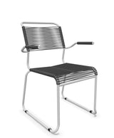 Schaffner Säntis Fauteuil repas Spaghetti pieds en luge 