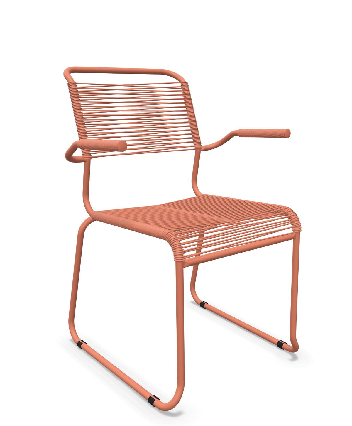 Schaffner Säntis Fauteuil repas Spaghetti pieds en luge 