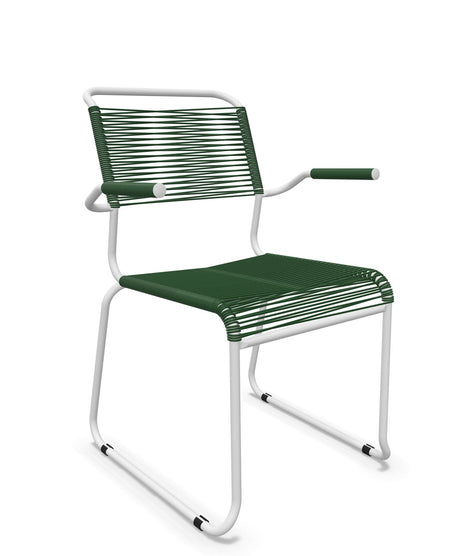 Schaffner Säntis Fauteuil repas Spaghetti pieds en luge 