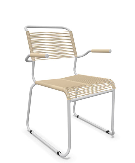 Schaffner Säntis Fauteuil repas Spaghetti pieds en luge 