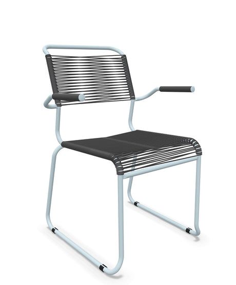 Schaffner Säntis Fauteuil repas Spaghetti pieds en luge 