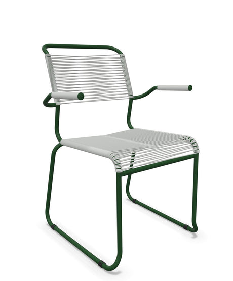 Schaffner Säntis Fauteuil repas Spaghetti pieds en luge 