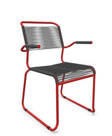 Schaffner Säntis Fauteuil repas Spaghetti pieds en luge 