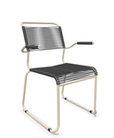 Schaffner Säntis Fauteuil repas Spaghetti pieds en luge 