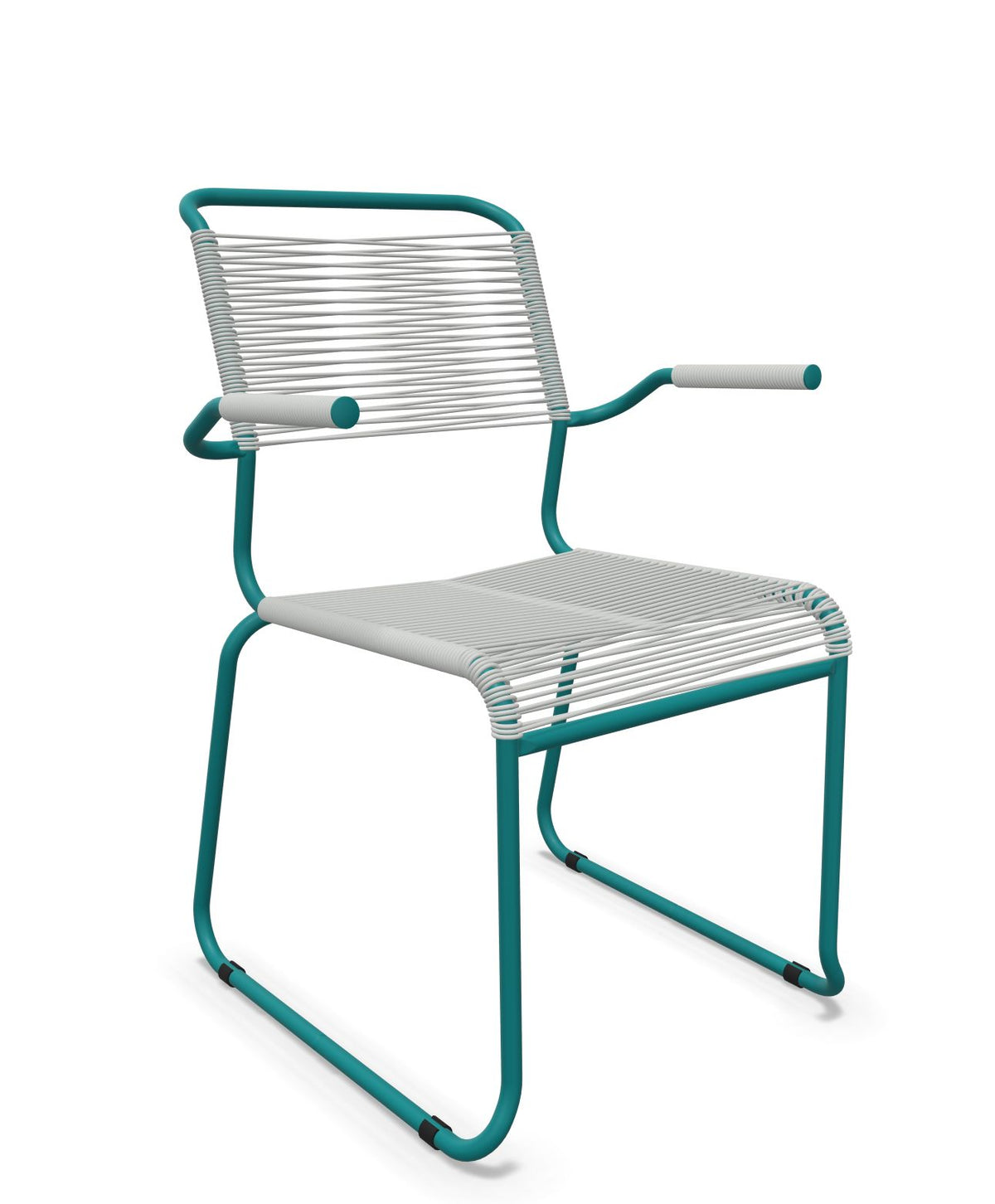 Schaffner Säntis Fauteuil repas Spaghetti pieds en luge 
