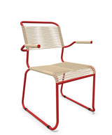Schaffner Säntis Fauteuil repas Spaghetti pieds en luge 