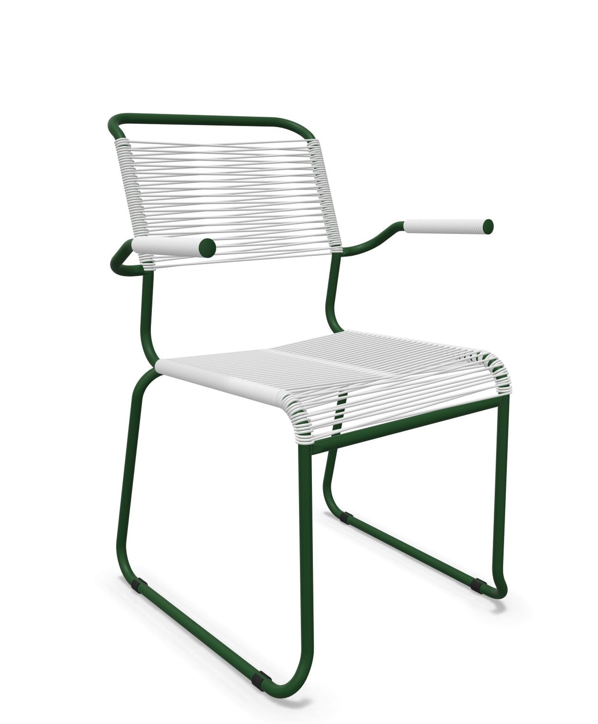 Schaffner Säntis Fauteuil repas Spaghetti pieds en luge 