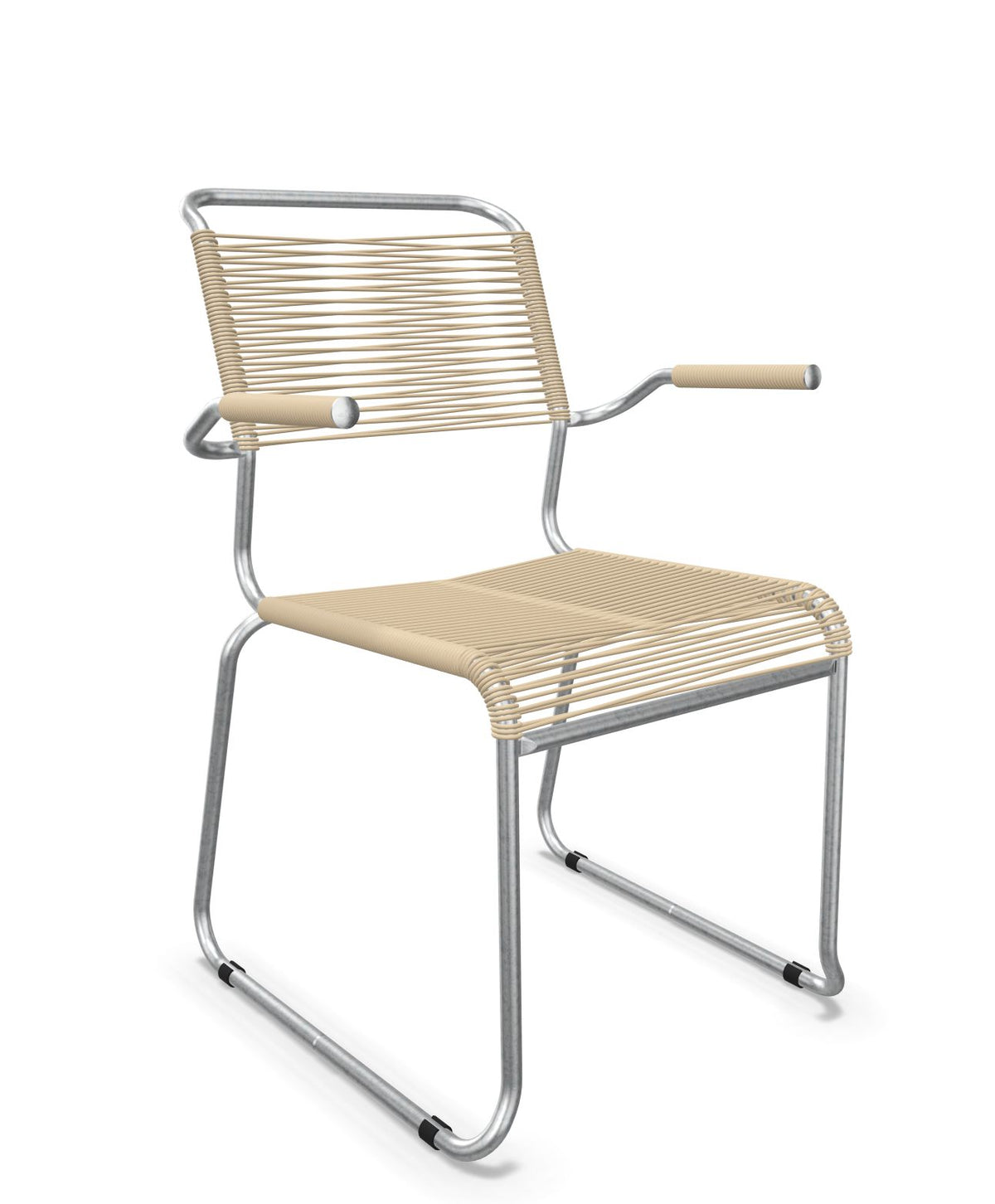 Schaffner Säntis Fauteuil repas Spaghetti pieds en luge 
