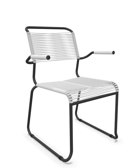 Schaffner Säntis Fauteuil repas Spaghetti pieds en luge 