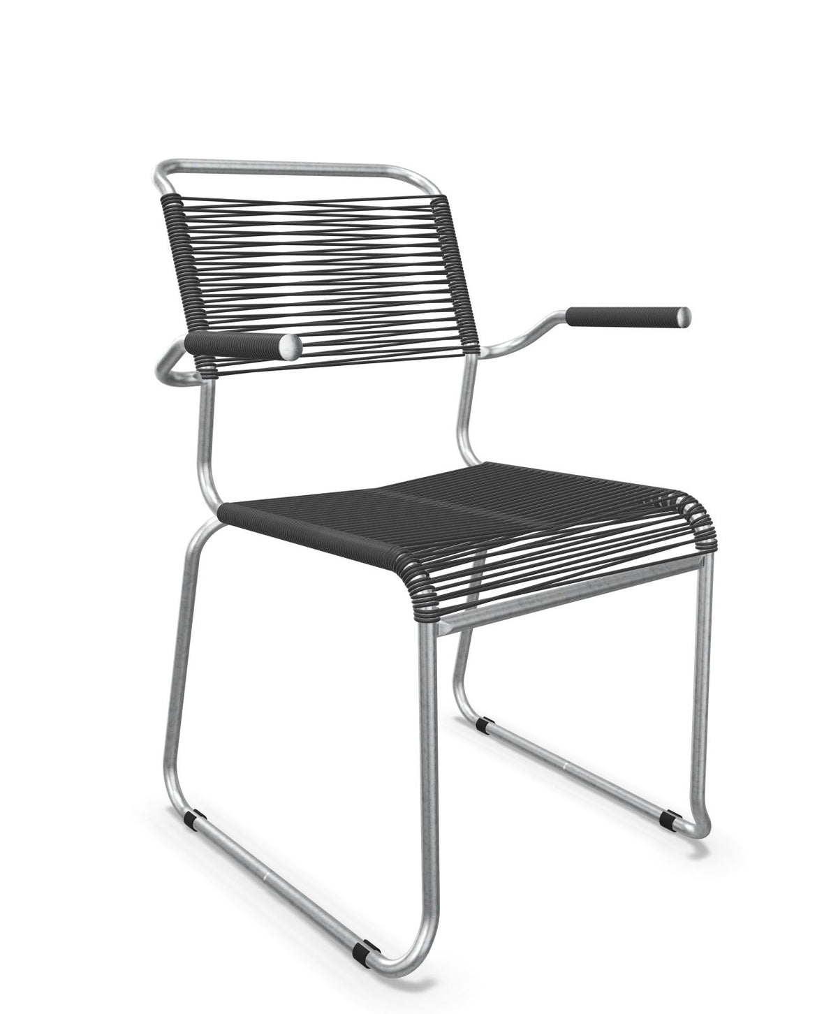 Schaffner Säntis Fauteuil repas Spaghetti pieds en luge 