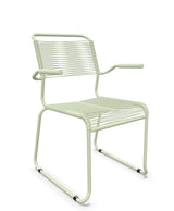 Schaffner Säntis Fauteuil repas Spaghetti pieds en luge Vert Pastel 64 Vert Pastel 64 