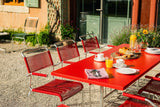 Schaffner Säntis Fauteuil Spaghetti avec accoudoirs 