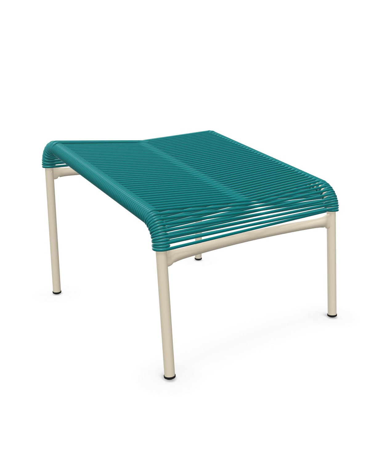 Schaffner Säntis Repose-pieds Spaghetti Bleu Kali 56 Sable Pastel 15 