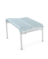 Schaffner Säntis Repose-pieds Spaghetti Bleu Pastel 51 Blanc 90 