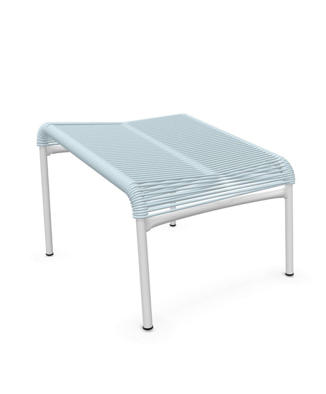 Schaffner Säntis Repose-pieds Spaghetti Bleu Pastel 51 Blanc 90 
