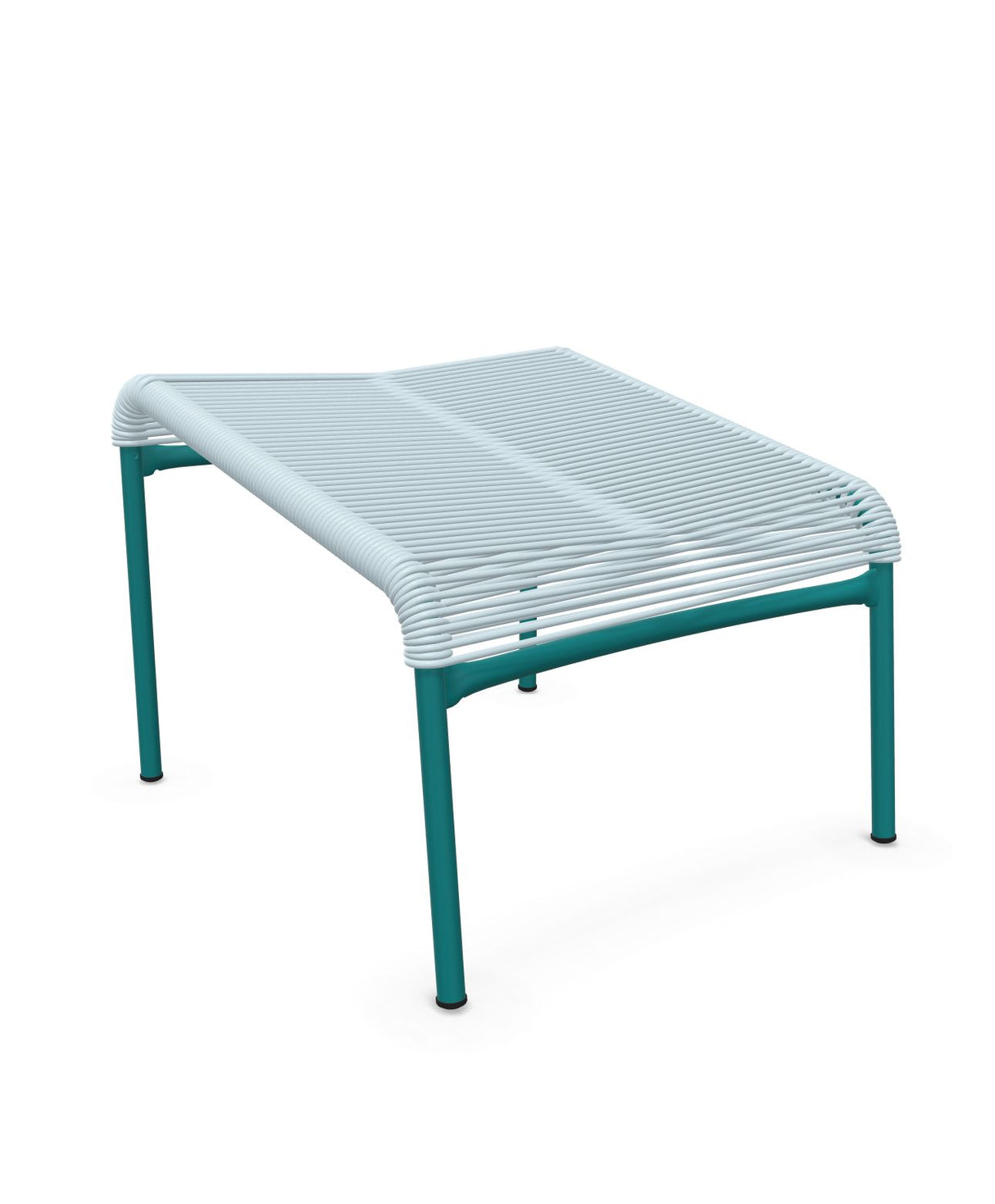 Schaffner Säntis Repose-pieds Spaghetti Bleu Pastel 51 Bleu Kali 56 