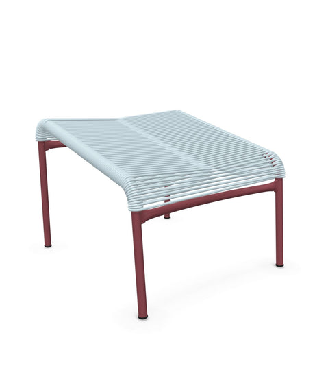 Schaffner Säntis Repose-pieds Spaghetti Bleu Pastel 51 Bordeaux 38 