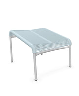 Schaffner Säntis Repose-pieds Spaghetti Bleu Pastel 51 Gris Argent 78 