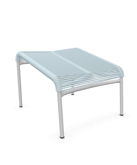Schaffner Säntis Repose-pieds Spaghetti Bleu Pastel 51 Gris Argent 78 