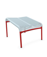 Schaffner Säntis Repose-pieds Spaghetti Bleu Pastel 51 Rouge 30 