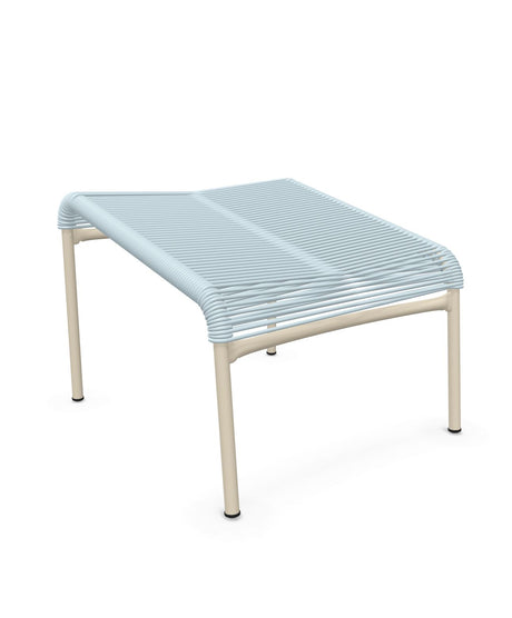Schaffner Säntis Repose-pieds Spaghetti Bleu Pastel 51 Sable Pastel 15 