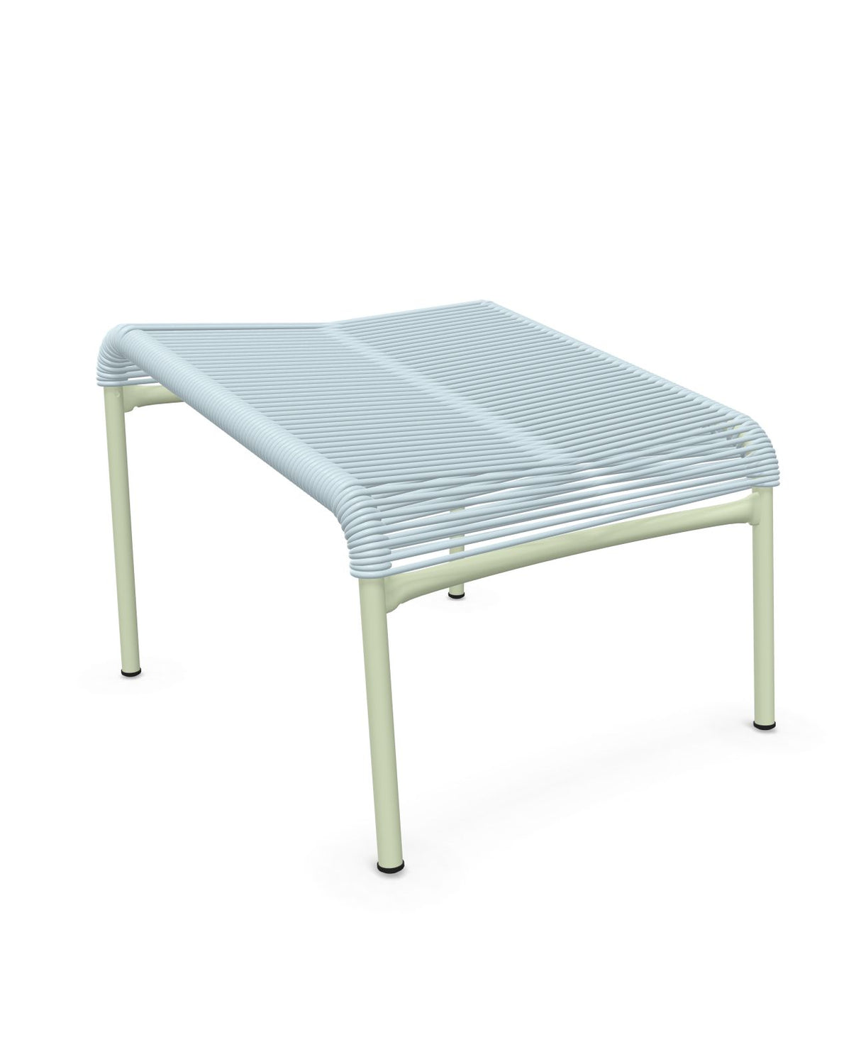Schaffner Säntis Repose-pieds Spaghetti Bleu Pastel 51 Vert Pastel 64 